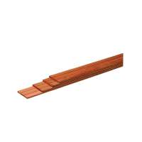 Schuttingplank Geschaafd Hardhout 1.5x14.5x335cm